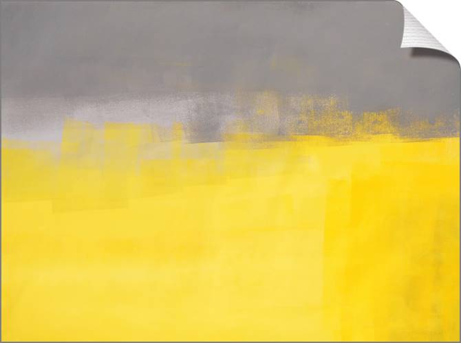 Купить и печать на заказ Картины на холсте Желто-серая абстракция