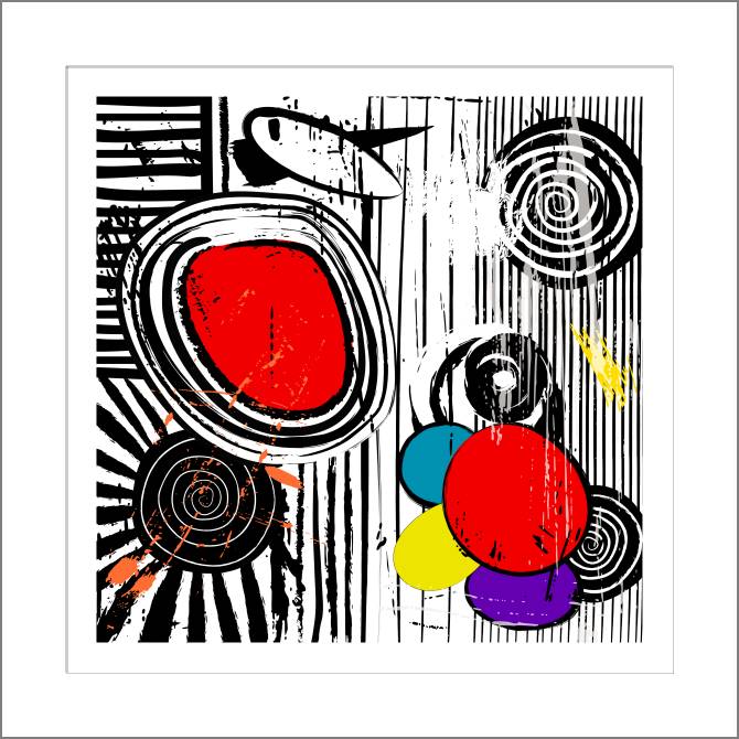 Paintings, photos from Passepartout Graphic abstraction