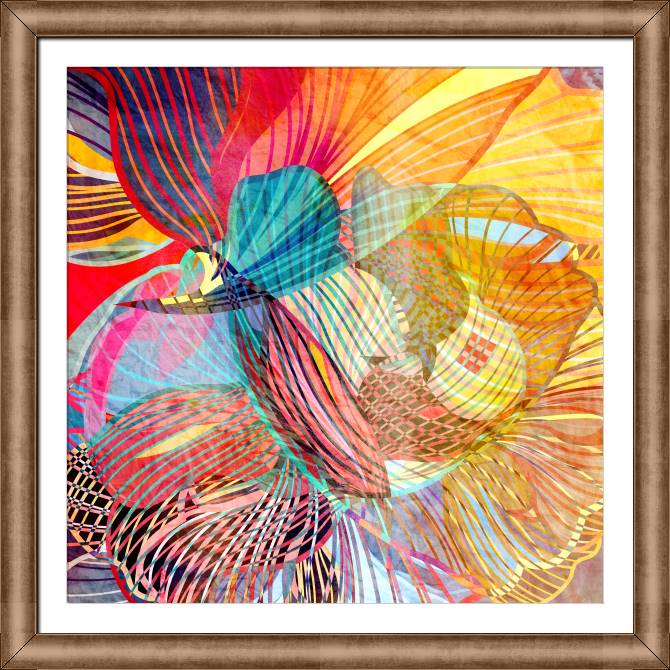 Framed and baguette paintings Floral