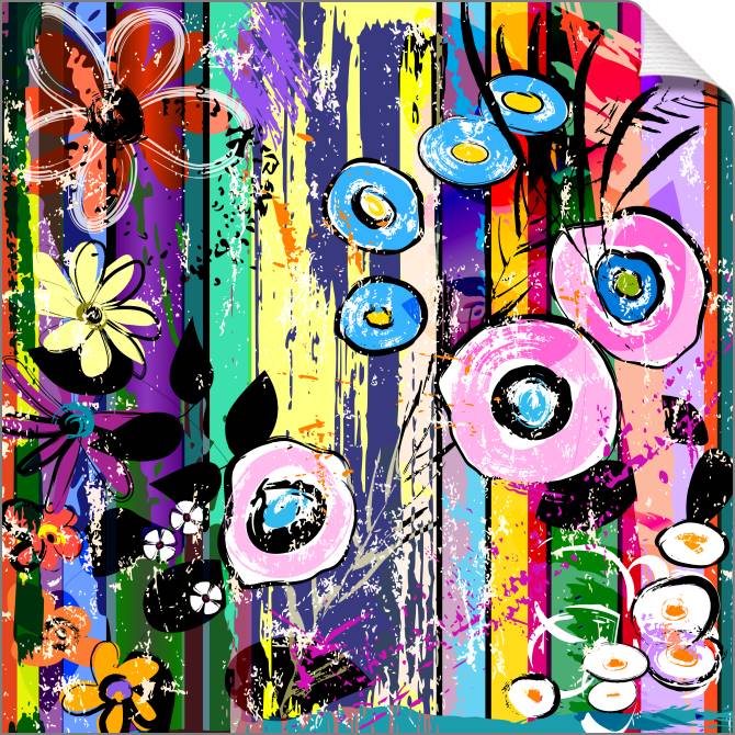 Купить и печать на заказ Картины на холсте Яркая графика