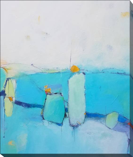 Paintings on canvas Nice blue