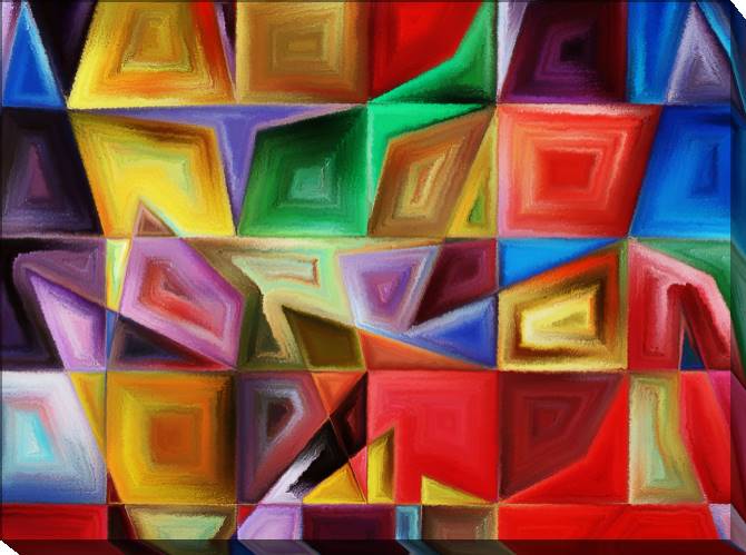 Картины на холсте Colored glass