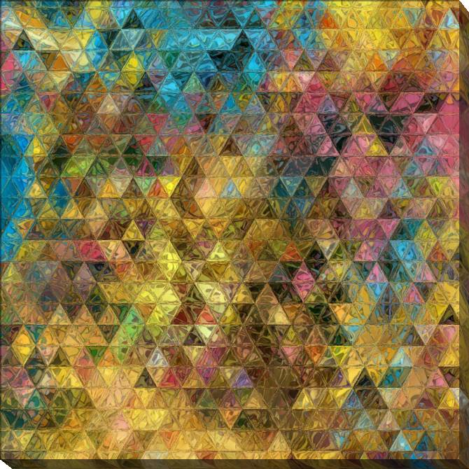 Картины на холсте Glass triangles