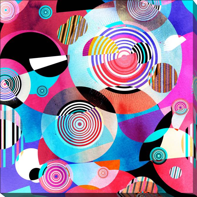 Paintings on canvas Retro composition