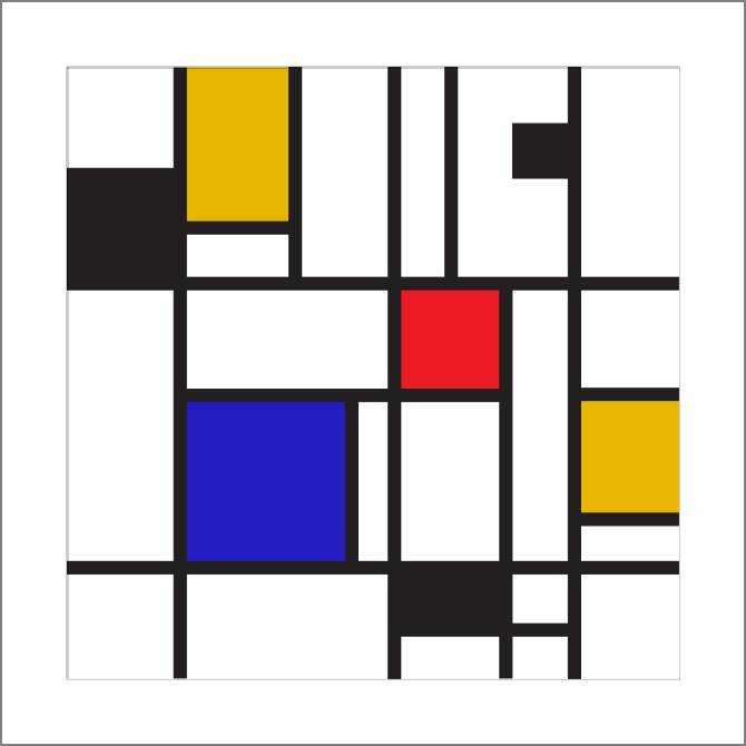 Картины, фото с паспарту Bauhaus