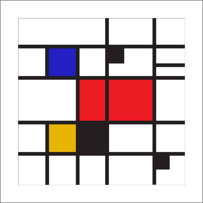 Картины, фото с паспарту Bauhaus