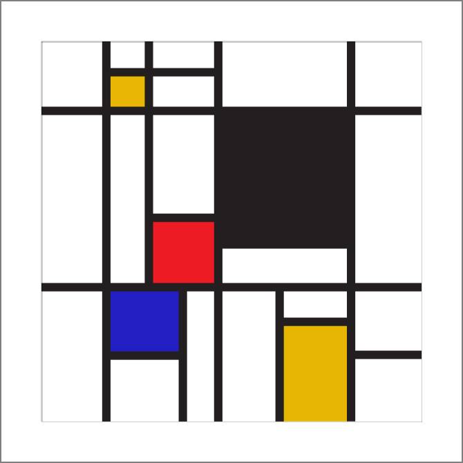 Картины, фото с паспарту Bauhaus