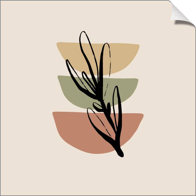 Картины на холсте Twig and bowls