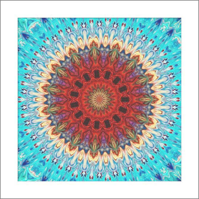 Картины, фото с паспарту Meditation