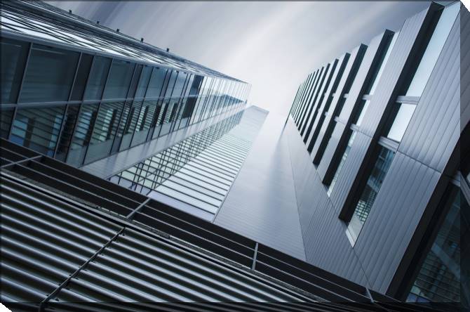 Картины на холсте Skyscrapers in the future