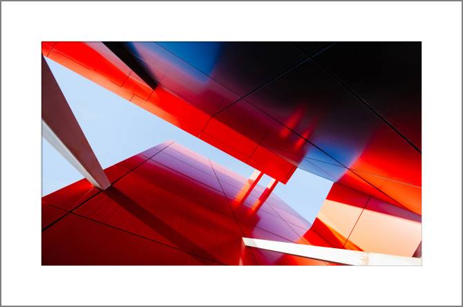 Купить и печать на заказ Картины, фото с паспарту Высотные здания