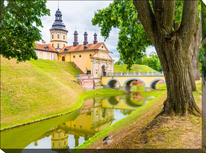 Paintings on canvas Nesvizh castle