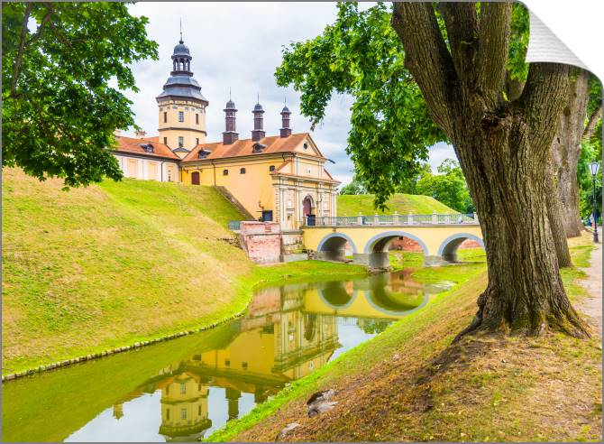 Купить и печать на заказ Картины на холсте Несвижский замок