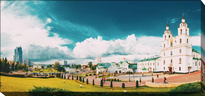 Paintings on canvas Cathedral of the Descent of the Holy spirit
