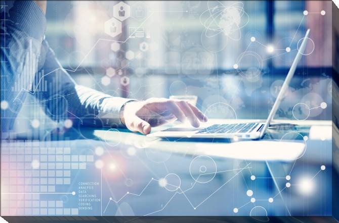 Paintings on canvas For a laptop