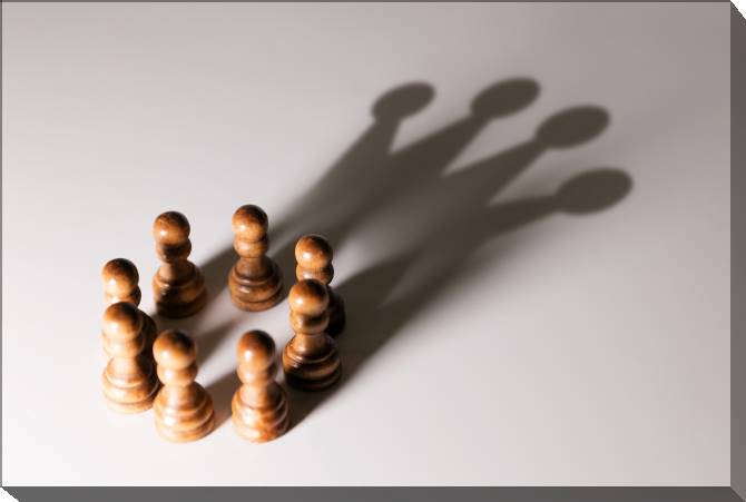 Купить и печать на заказ Картины на холсте Лидерство