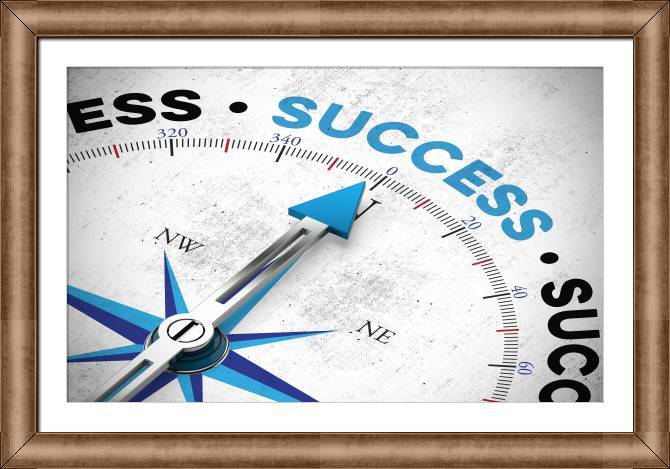 Framed and baguette paintings On course for success