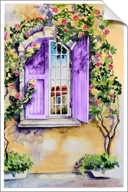 Купить и печать на заказ Картины на холсте Утро в Провансе