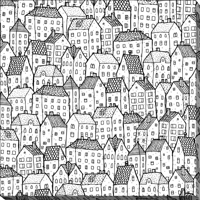 Paintings on canvas Graphic house