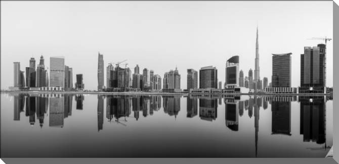 Купить и печать на заказ Картины на пластике, пеноркартоне Панорама Бизнес-Бэй