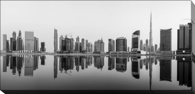 Paintings on canvas Panorama Of Business Bay