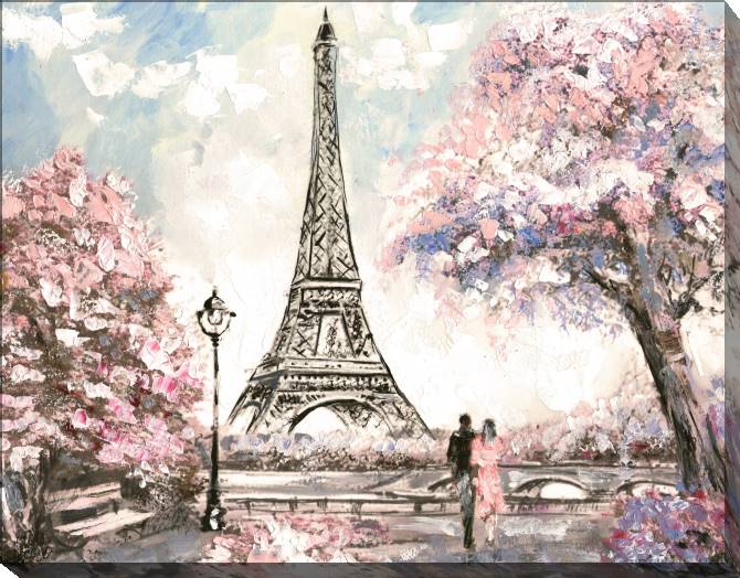Paintings on canvas Gentle Parisian landscape