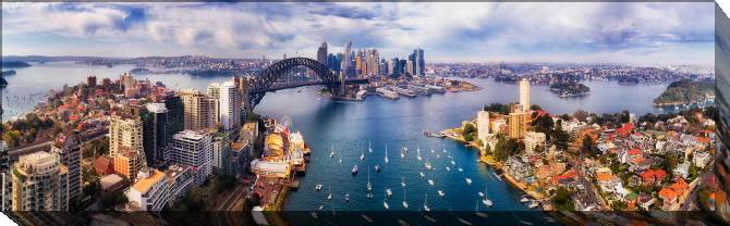 Paintings on canvas Panorama Of Sydney