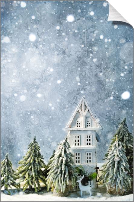 Купить и печать на заказ Картины на холсте Рождественские украшения