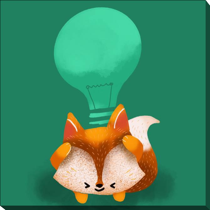 Картины на холсте Fox