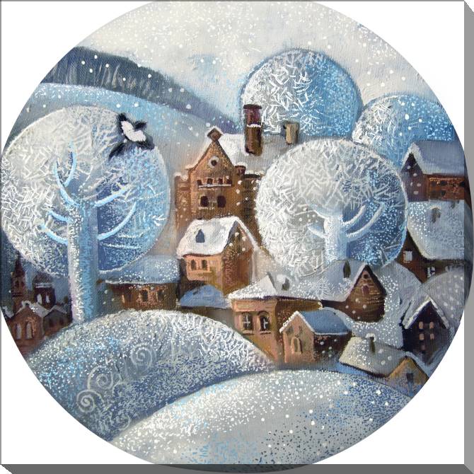 Картины на холсте Winter landscape