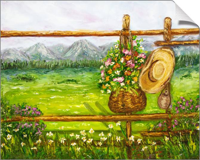Картины на холсте Spring landscape
