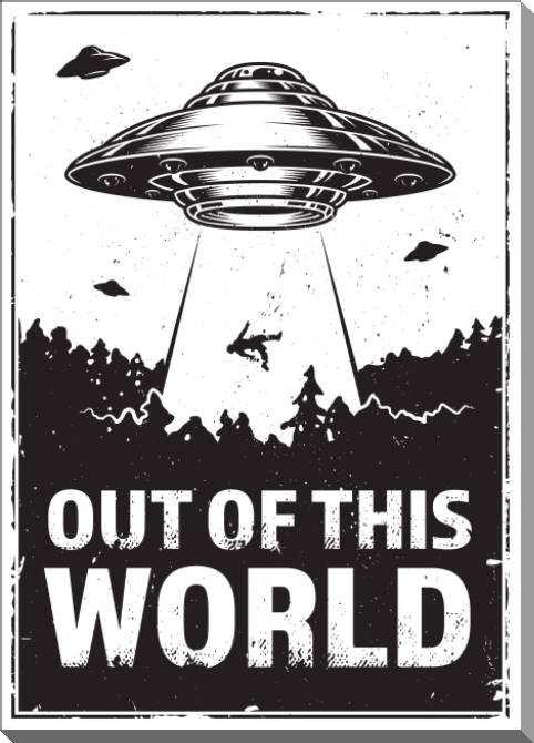 Купить и печать на заказ Картины на пластике, пеноркартоне НЛО