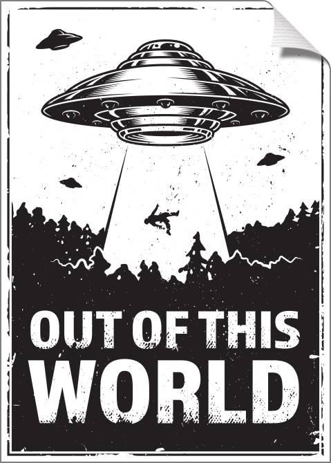 Купить и печать на заказ Картины на холсте НЛО