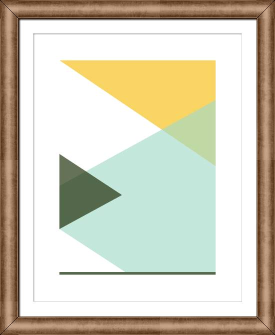 Картины в рамке, багете Geometric composition