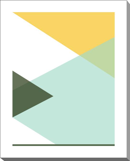 Paintings on canvas Geometric composition