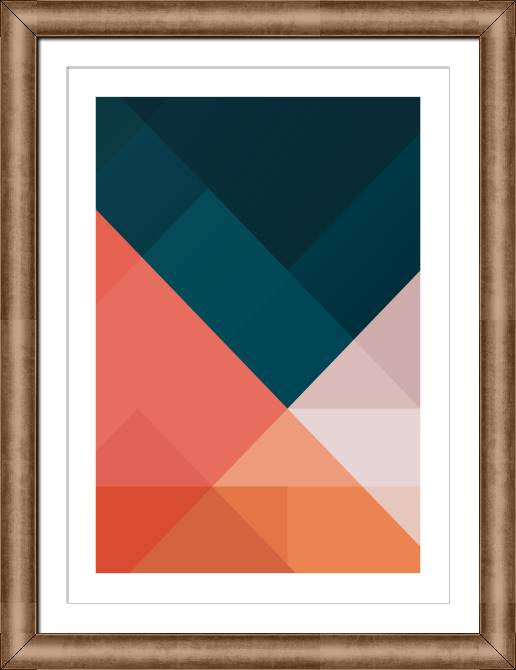 Картины в рамке, багете Geometric abstraction