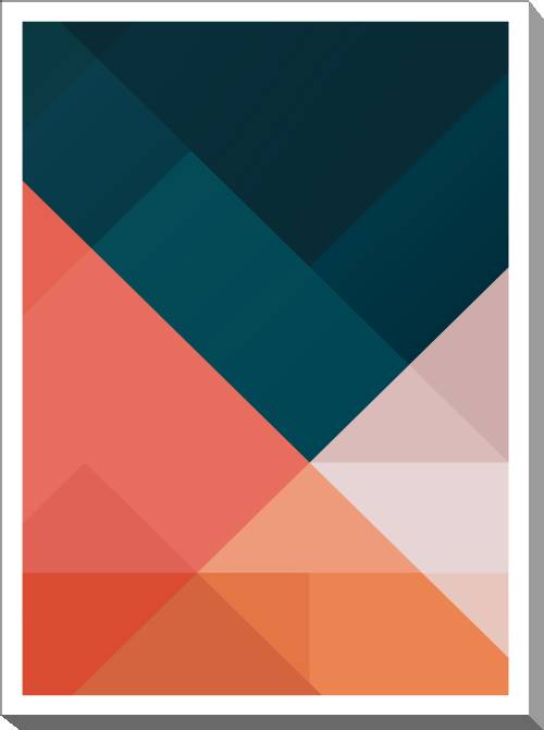 Paintings on canvas Geometric abstraction