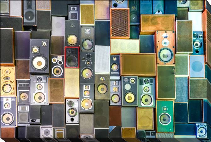 Paintings on canvas Retro column