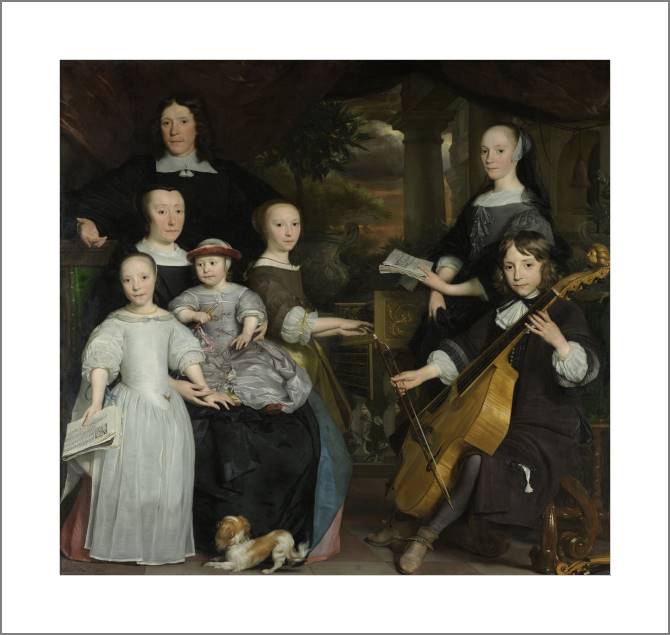 Купить и печать на заказ Картины, фото с паспарту Дэвид Лиу со своей семьей