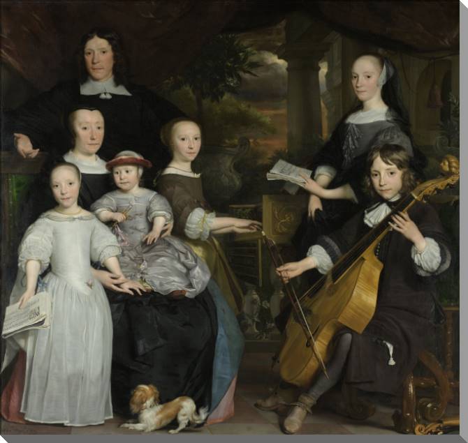 Купить и печать на заказ Картины на пластике, пеноркартоне Дэвид Лиу со своей семьей