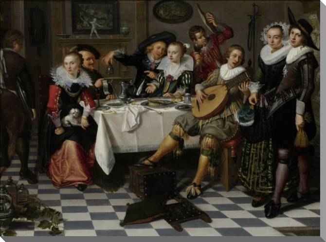 Купить и печать на заказ Картины на пластике, пеноркартоне Веселая компания