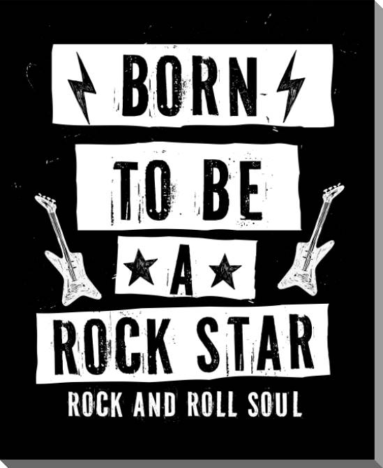 Купить и печать на заказ Картины на пластике, пеноркартоне Rock star