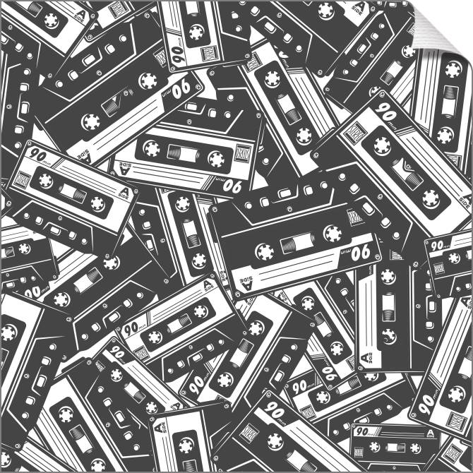 Купить и печать на заказ Картины на холсте Аудиокассеты