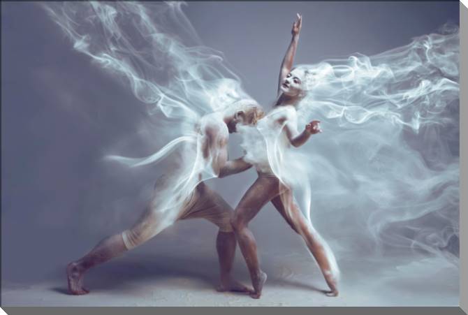 Купить и печать на заказ Картины на пластике, пеноркартоне Танцующая пара