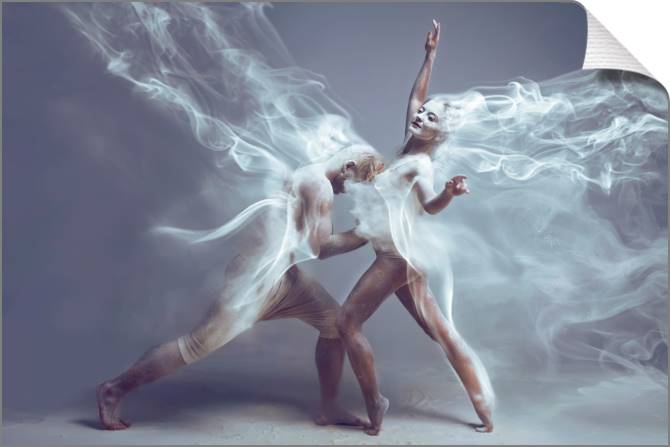 Купить и печать на заказ Картины на холсте Танцующая пара