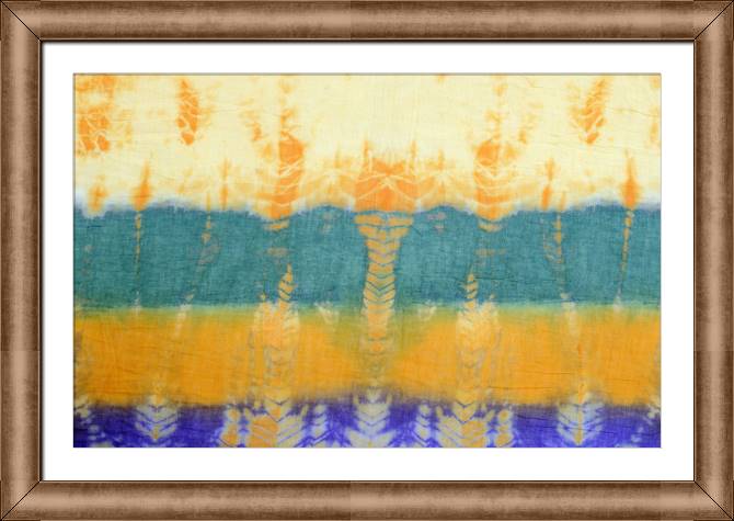 Картины в рамке, багете Dyed fabric