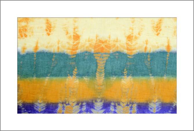 Купить и печать на заказ Картины, фото с паспарту Крашеная ткань