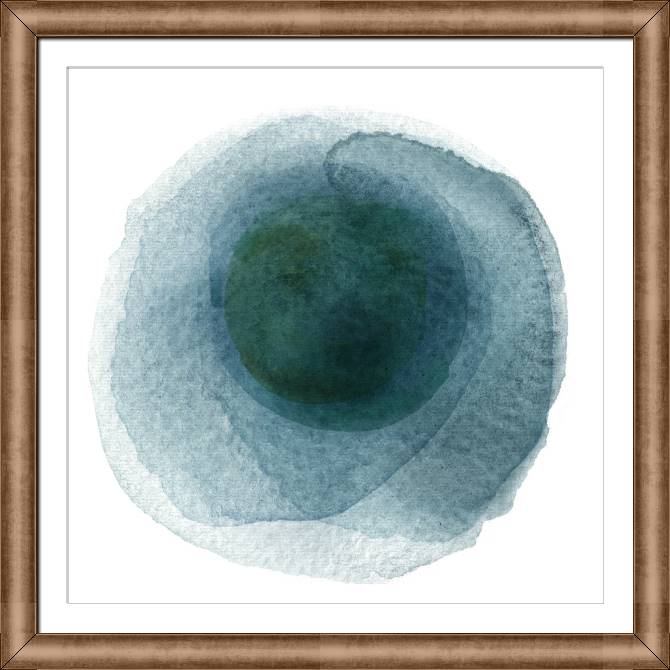 Картины в рамке, багете Watercolor circle