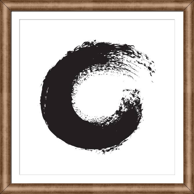 Картины в рамке, багете Wave brush