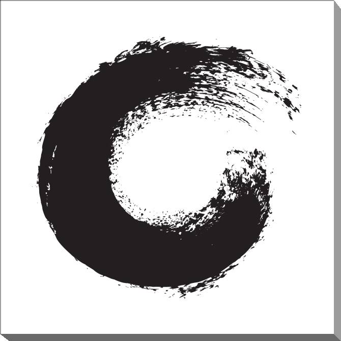 Paintings on canvas Wave brush